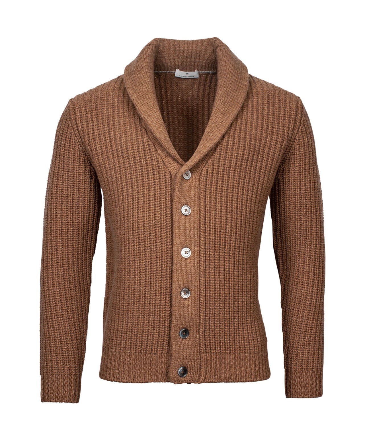 Tan shawl collar cardigan outlet